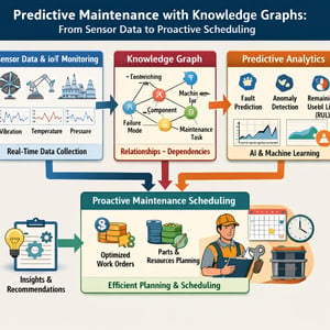 Predictive Maintenance with Knowledge Graphs: From Sensor Data to Proactive Scheduling