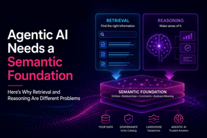 Agentic AI Needs a Semantic Foundation. Here’s Why Retrieval and Reasoning Are Different Problems.