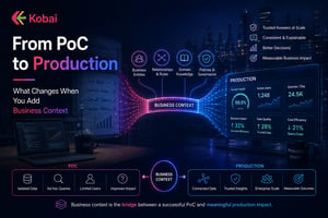 From PoC to Production What Changes When You Add Business Context