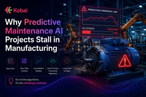 Why Predictive Maintenance AI Projects Stall in Manufacturing